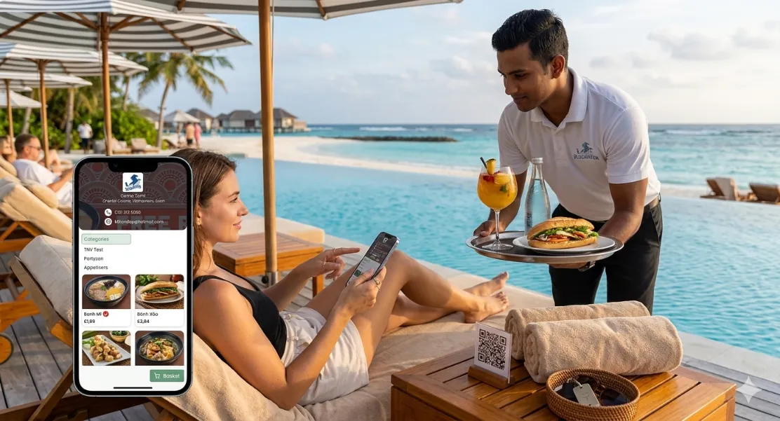 5-star luxury beach resort ordering deployment